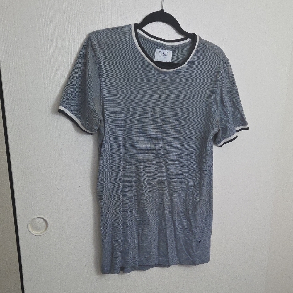 Men's Blue Striped Shirt
